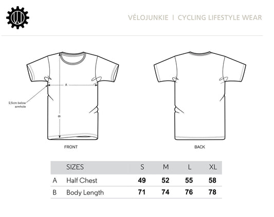 VéloJunkie Cycling Club T-Shirt Off-White