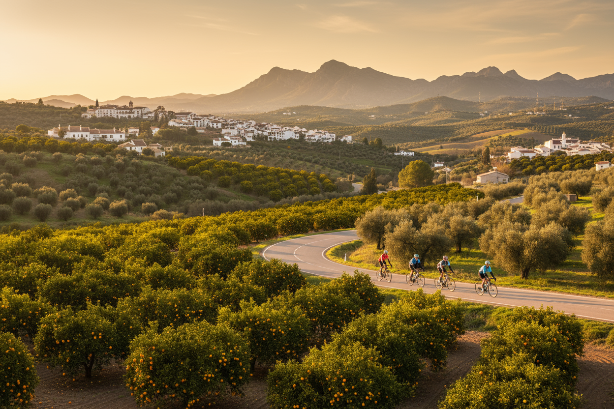 Door de heuvels van de Vega Baja, Verken het binnenland onder Alicante: rustige wegen, citrusvalleien en charmante dorpen zoals Crevillente en Hondón de los Frailes. Inland Adventure & Villages all by bike